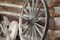 Canada, BC, Fort Steele Old wagon wheel by Don Paulson - Item # VARPDXCN02BJA0079